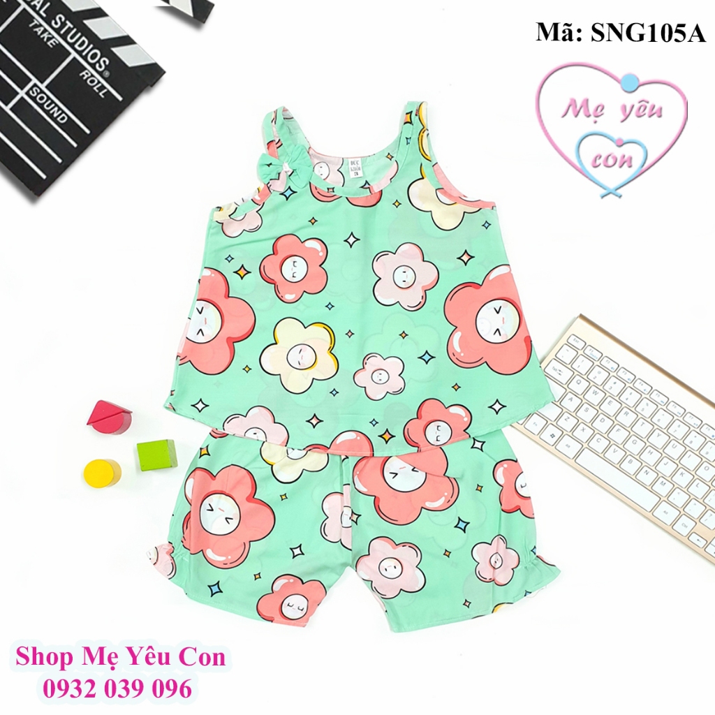 Bộ đùi bé gái Size 6 (16-17kg) Tole/lanh 2 da loại 1. Được chọn mẫu. Sản xuất trực tiếp. Phom rộng rãi, mềm mát