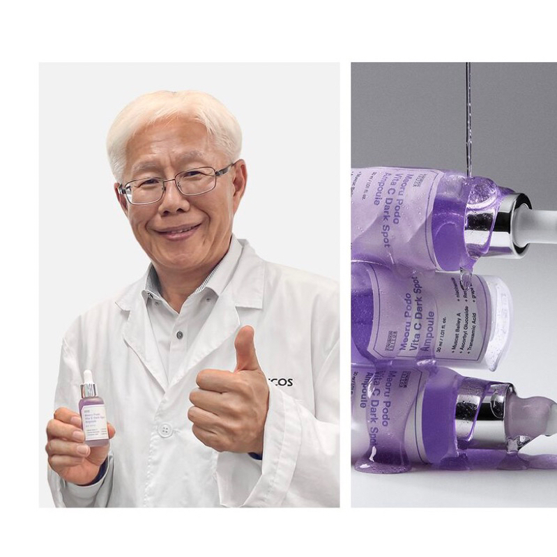 Tinh chất mờ thâm sạm chiết xuất quả nho Meoru Podo Vita C Dark Spot Ampoule