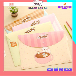 Túi Đựng Tài Liệu A4 Aiko Girl xinh xắn_Túi đựng giấy tờ tiện lợi NATO TTL01