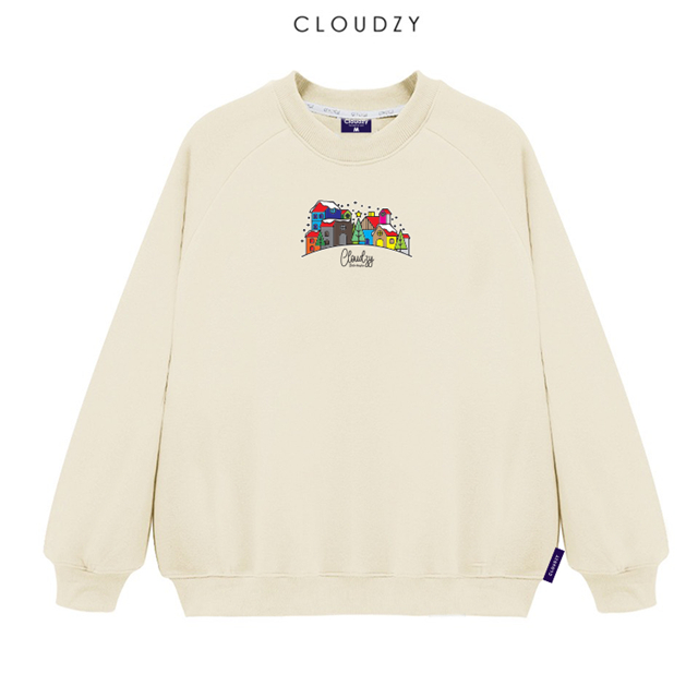 Áo sweater nam nữ unisex form rộng len nỉ ngoại local brand đẹp cặp đôi ulzzang oversize dày mịn CLOUDZY ATMOSPHERRE