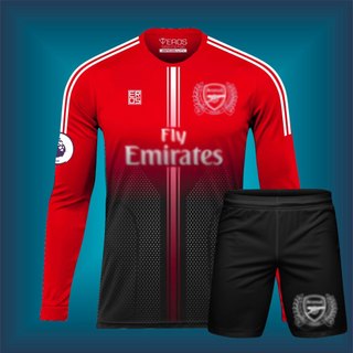 Bộ đồ bóng đá clb arsenal dài tay độc nhất s02 – vải thun lạnh thái cao cấp