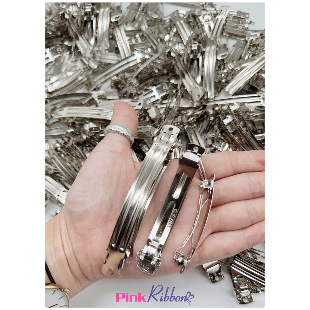 [LINK SỈ] SET 50/100CÁI - Kẹp tóc / Cặp tóc cao cấp 3 tầng Hàn Quốc xương kẹp, phôi kẹp tóc, sườn kẹ
