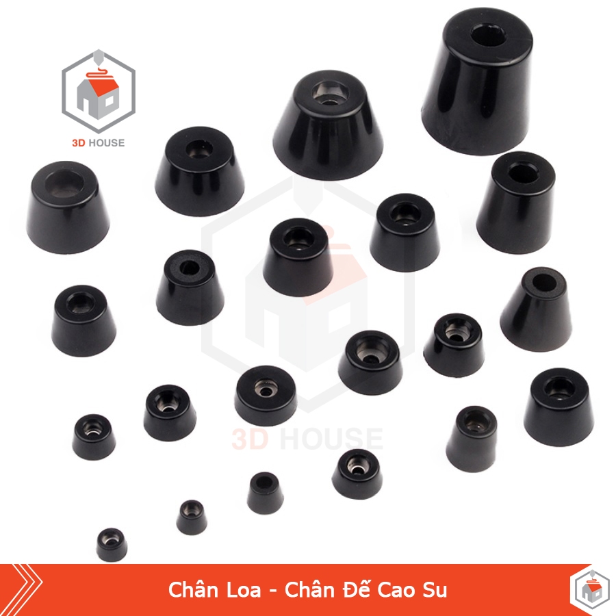 Chân Loa Chân Đế Cao Su Chống Trượt Cho Máy In 3D, CNC