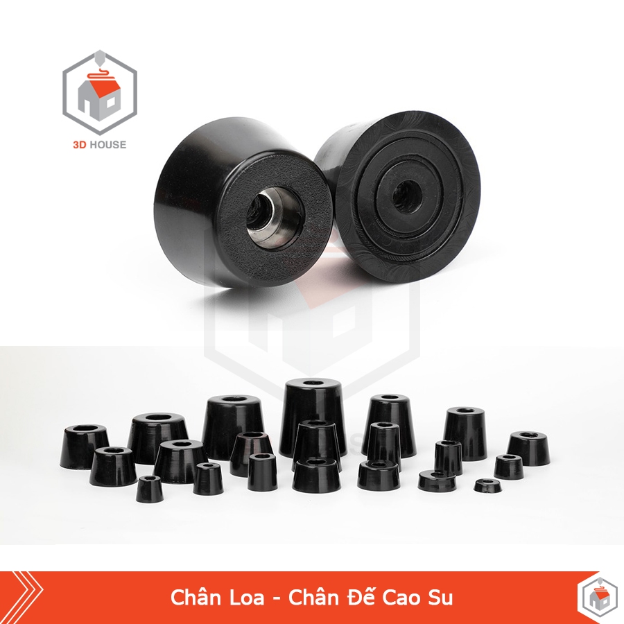 Chân Loa Chân Đế Cao Su Chống Trượt Cho Máy In 3D, CNC
