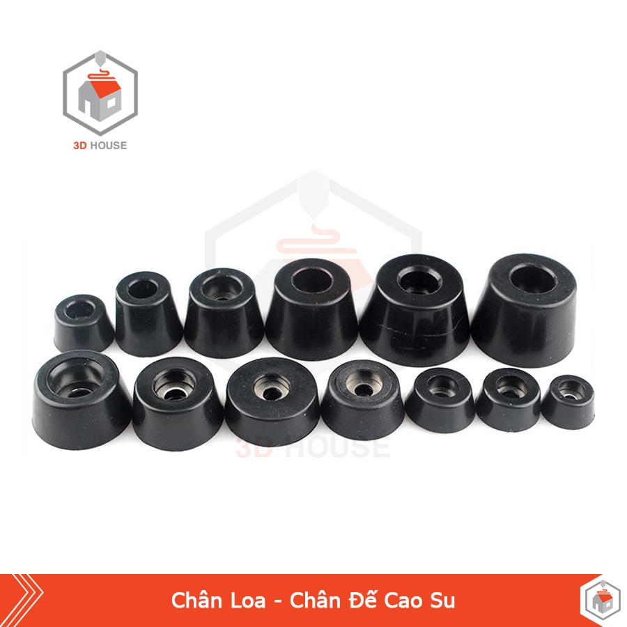 Chân Loa Chân Đế Cao Su Chống Trượt Cho Máy In 3D, CNC