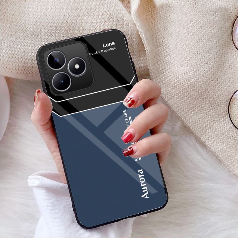 Ốp Lưng REALME C51/ C53 Mặt kính gương sáng bóng cao cấp