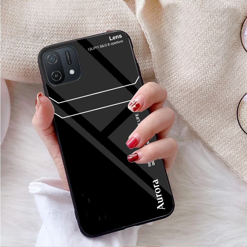 Ốp Lưng OPPO A16K Mặt kính gương sáng bóng cao cấp