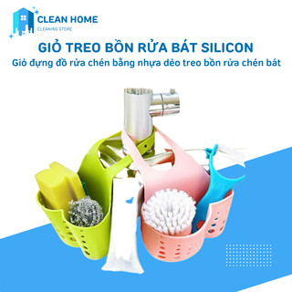 Giỏ treo bồn rửa chén túi giỏ treo bồn rửa chén bát đựng miếng rửa chén