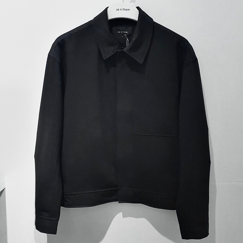 Áo khoác kaki nhẹ brand us n them chính hãng brand hàn quốc form boxy fit thoải mái gọn gàng trẻ trung lịch sự trending