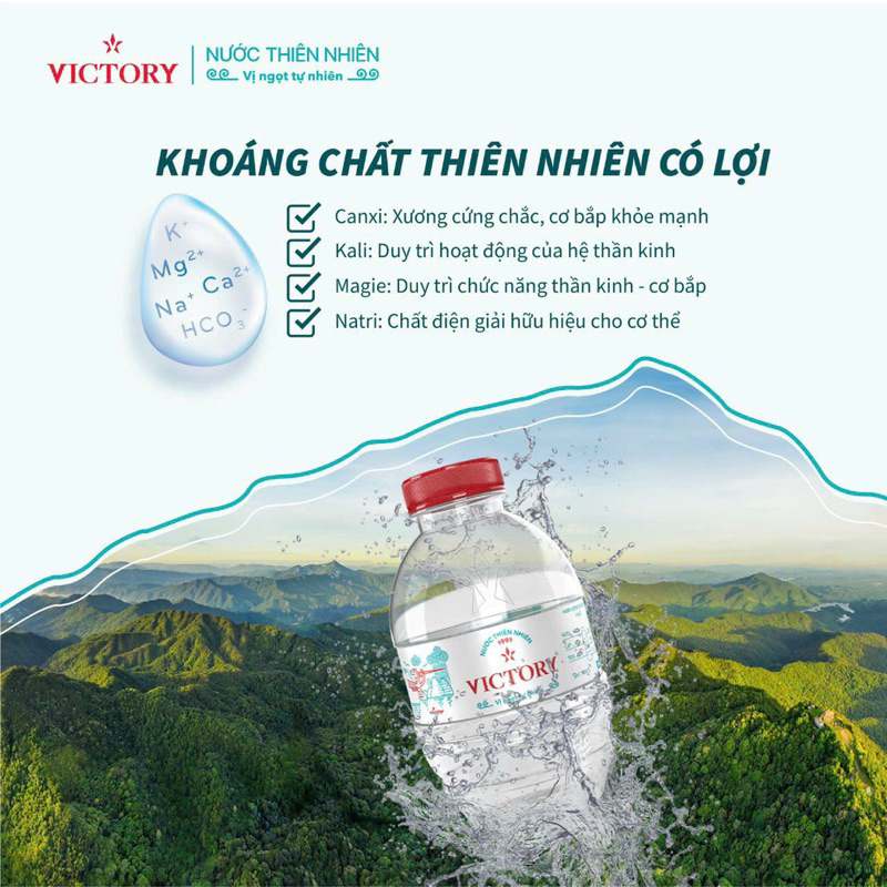 Thùng nước Victory 250ml