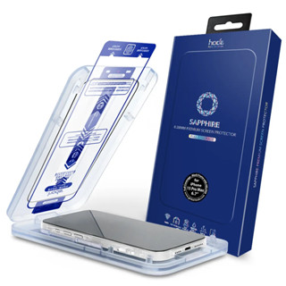 Dán Cường Lực HODA Sapphire iP 16 Pro Max/15 Pro Max/14 Pro/14 Pro Max/13/13 Pro/13 Mini/13 Pro Max Kèm Khung Dán