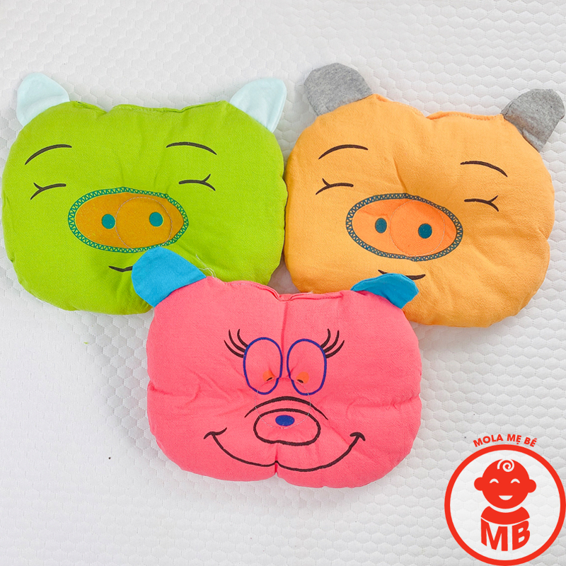 Gối sơ sinh cho bé êm mềm hình ngộ nghĩnh dễ thương G01