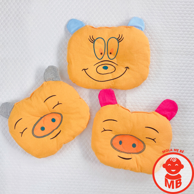 Gối sơ sinh cho bé êm mềm hình ngộ nghĩnh dễ thương G01