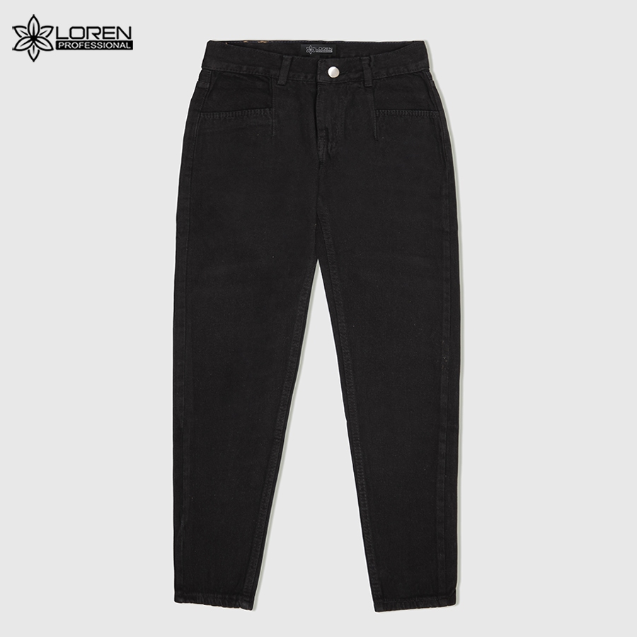 Quần jean baggy LOREN trơn kiểu túi B51038