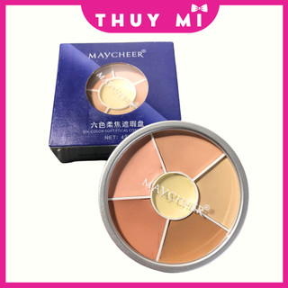 Kem che khuyết điểm tạo khối 6 Ô MÀU KHÁC NHAU cao cấp Maycheer No.1042