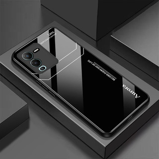 Ốp Lưng VIVO V25 PRO 5G Mặt kính gương sáng bóng cao cấp