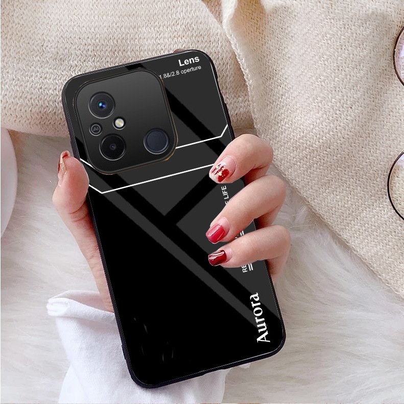 Ốp Lưng XIAOMI REDMI 12C Mặt kính gương sáng bóng cao cấp