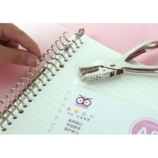 Kìm bấm lỗ giấy refill dụng cụ bấm lỗ giấy bìa bao bì làm sổ còng tiện dụng