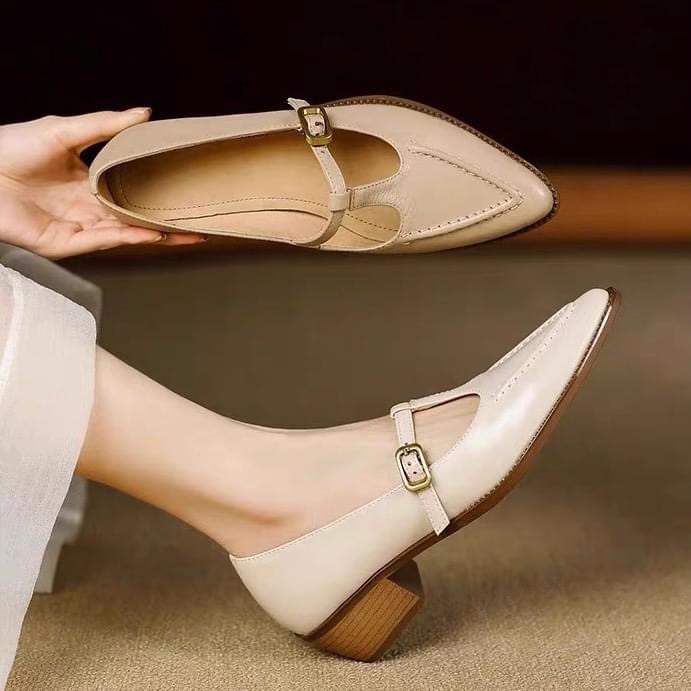 Giày Cao Gót 3cm Quai Ngang H220