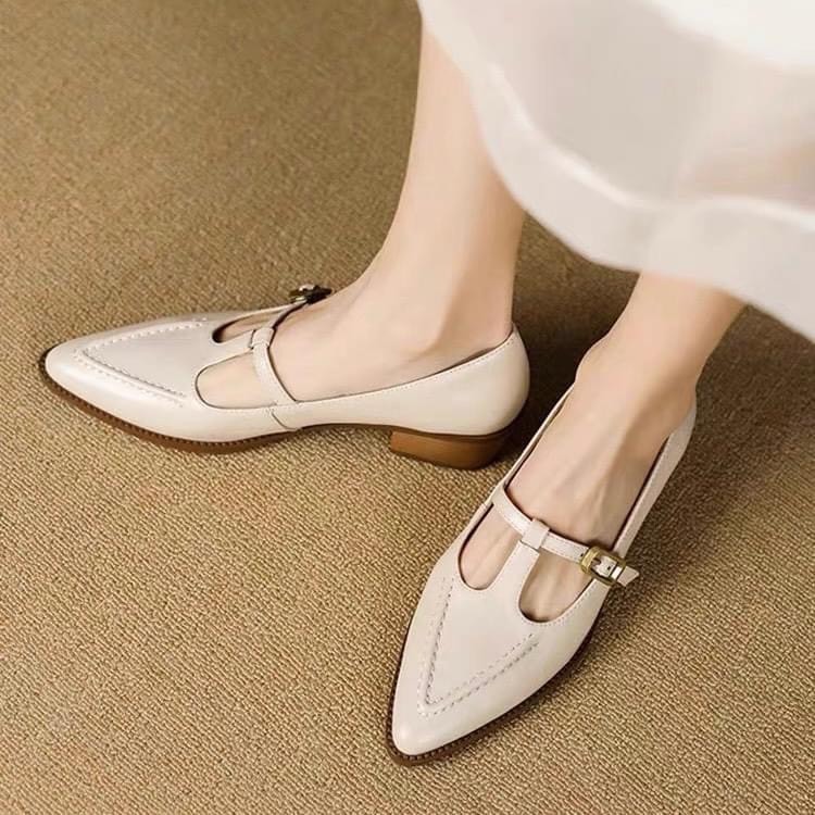 Giày Cao Gót 3cm Quai Ngang H220