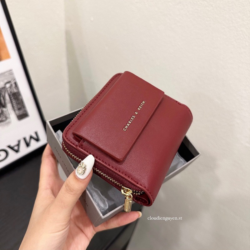 Ví gập cầm tay mini CHARLES N KEITH
