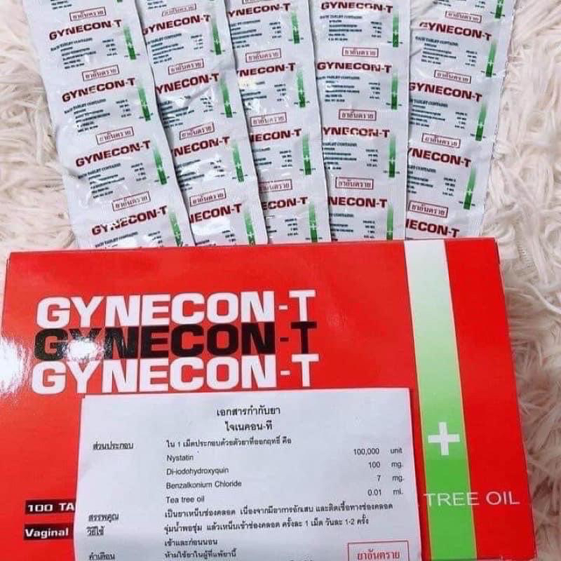 Gynecon trà xanh Thái Lan  1 vỉ 5 viên