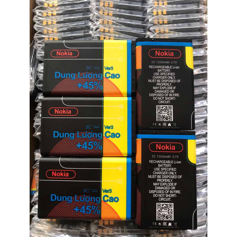 Pin 5C dung lượng cao + 45% chống chập - chống phù