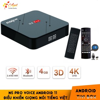 Magicsee N5 Pro Ram 4G điều khiển giọng nói tiếng Việt kiêm bàn phím chuột bay có đèn nền wifi 2 băng tần bluetooth
