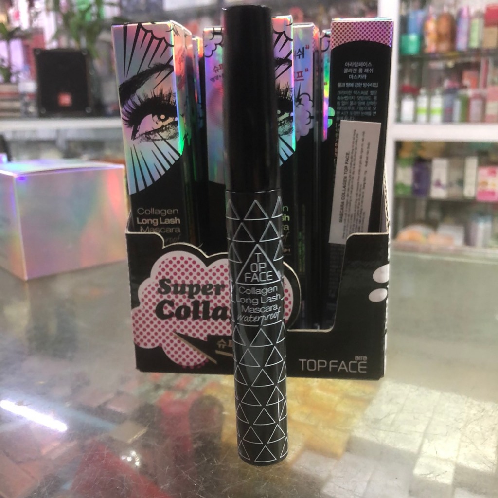 Chuốt mi TOPFACE Mascara Collagen Long Lash Waterproof làm dày dài mi