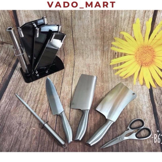 Bộ dao nhật 6 món kèm giá cao cấp