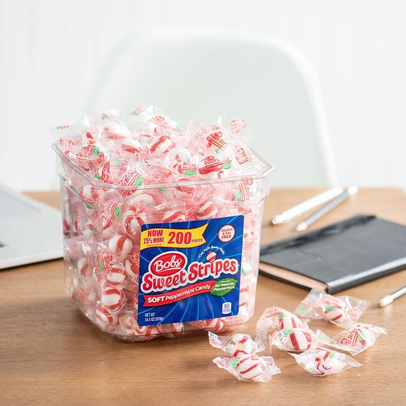 🍃🍬 Kẹo bạc hà Sweet Stripes Bobs Ferrara - Mexico 🇲🇽🇲🇽