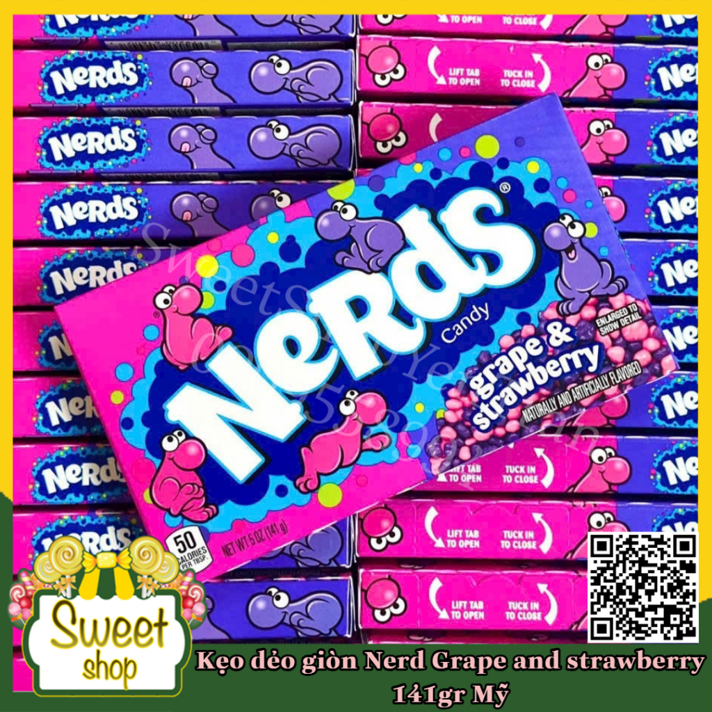 🌈🐾 Kẹo dẻo giòn Nerds Candy Ferrara - Mỹ 🇺🇸🇺🇸