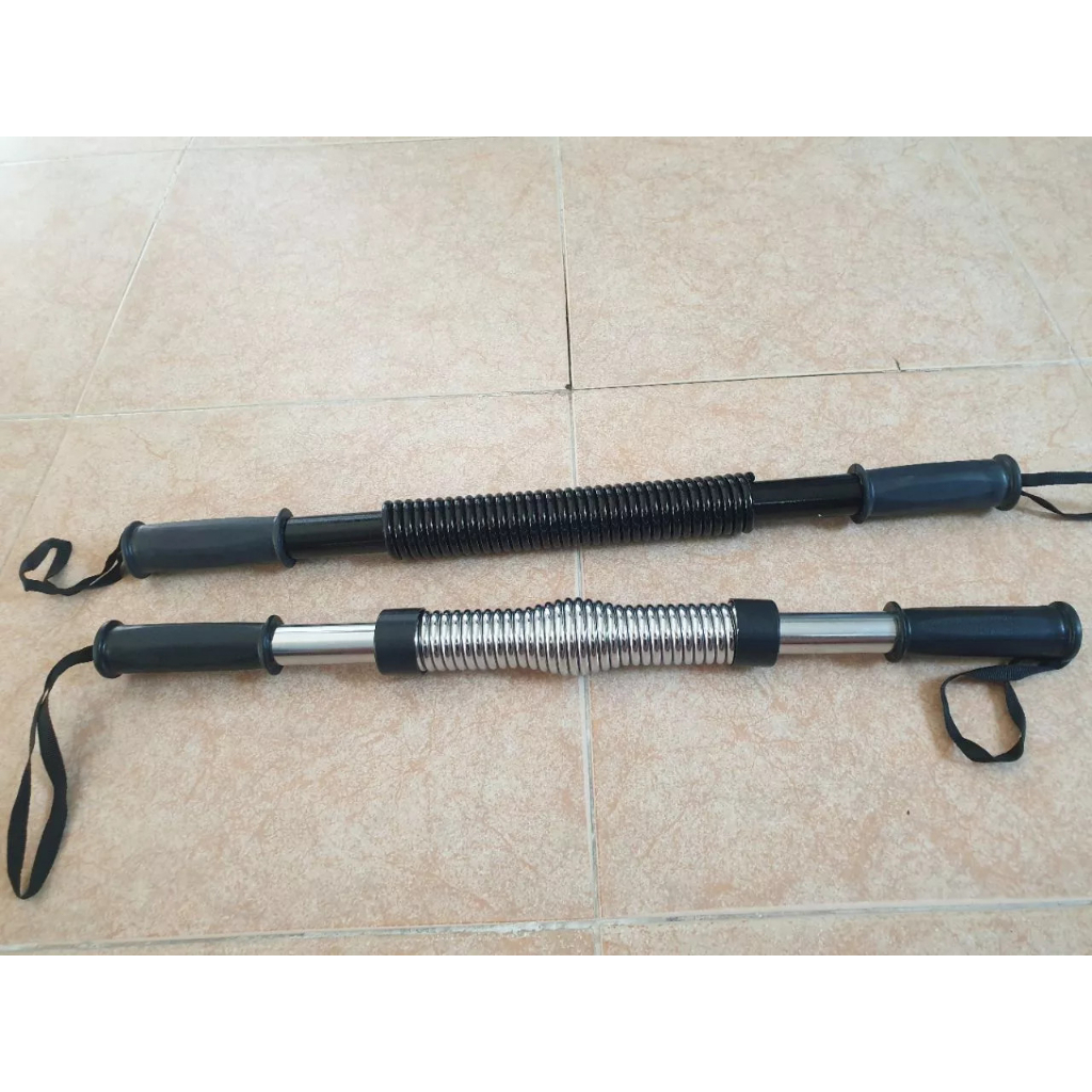 Gậy Bẻ Tập Cơ Tay, Tập Cơ Vai Gym, Lò Xo Tập Bắp Tay 20kg 30kg 40kg 50kg Tập Tại Nhà