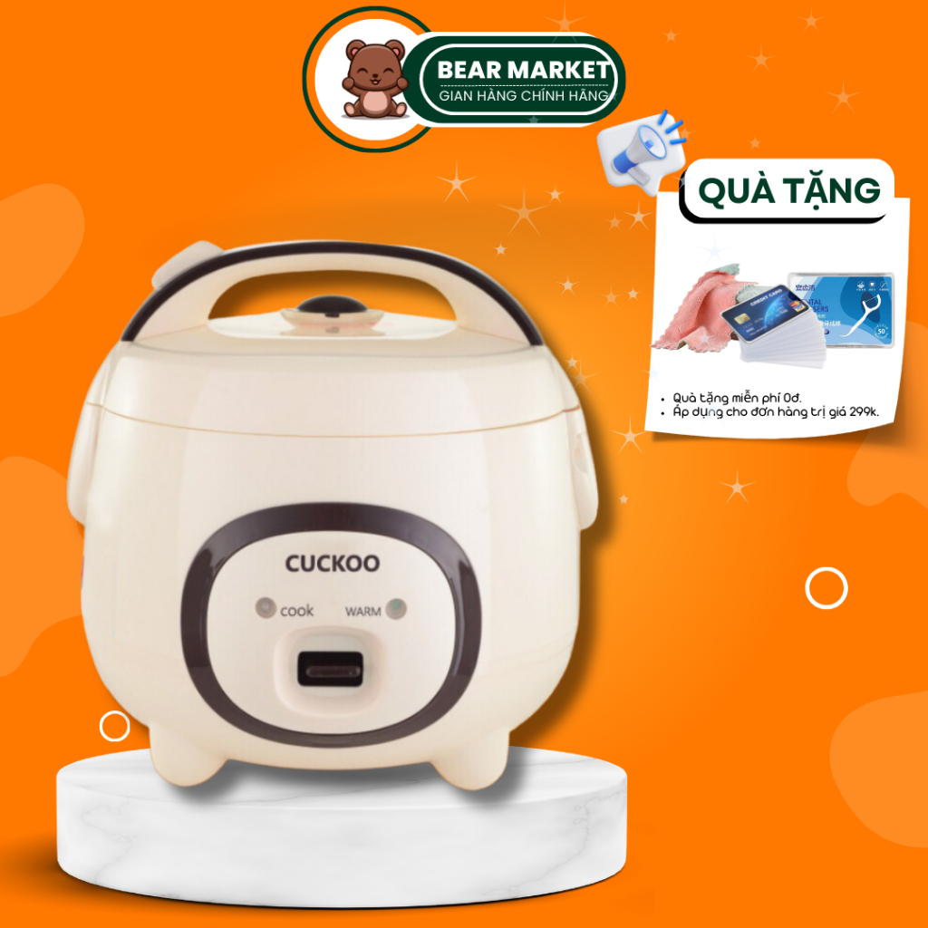 Nồi cơm điện Cuckoo, nồi cơm điện mini đa năng dung tích 1L đến 1.8L nhỏ gọn phù hợp cho 1-3 người ăn, bảo hành 12 tháng