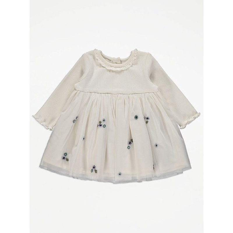 Váy công chúa dài tay bé gái George UK auth