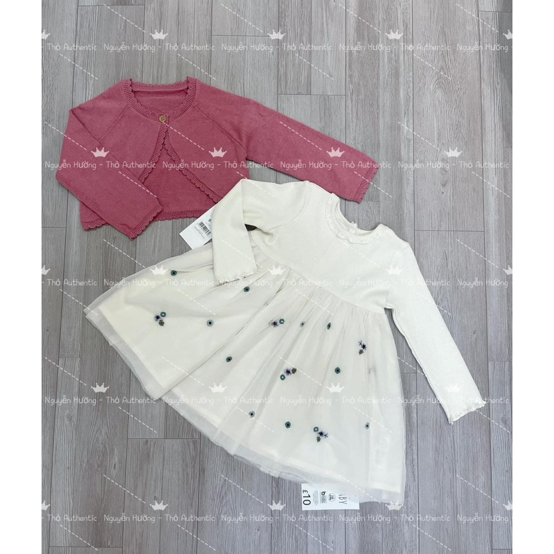 Váy công chúa dài tay bé gái George UK auth