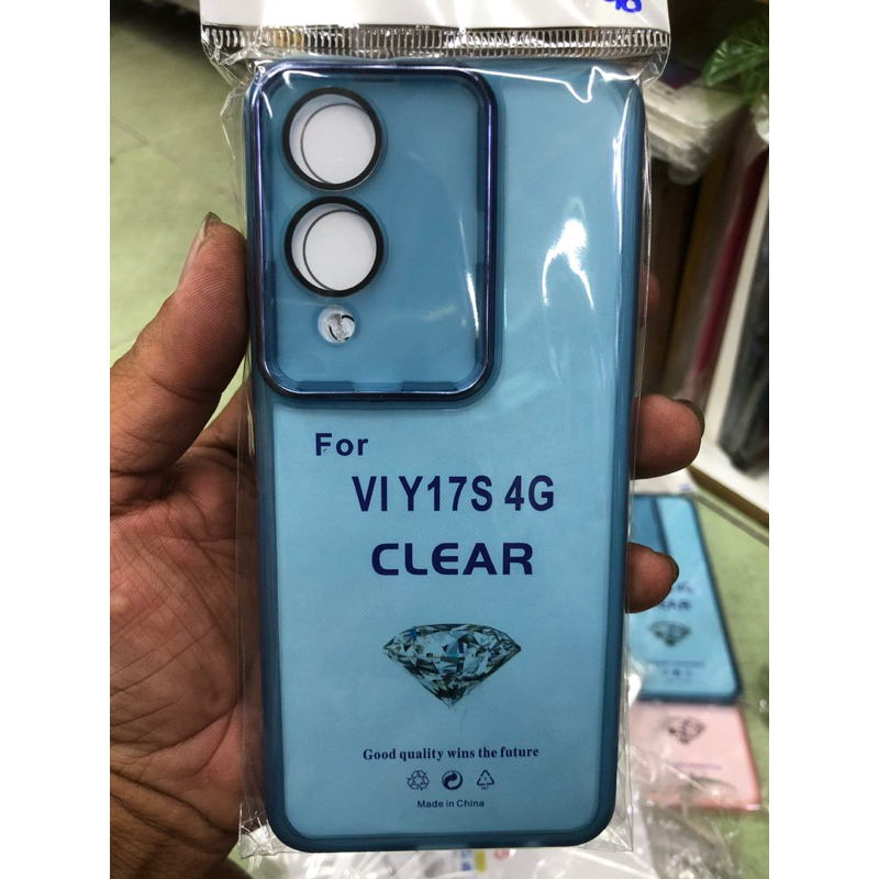 Ốp lưng Vivo Y17S-4G dẻo màu lưng mờ bảo vệ cam