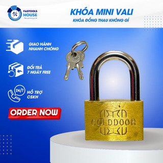Ổ khóa du lịch thau mini, ổ khóa vali, túi xách tiện lợi colddoor nhỏ gọn