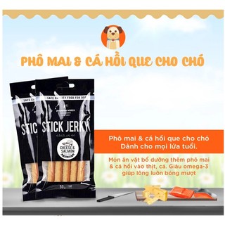 BOW WOW THỊT QUE CHO CHÓ STICK JERKY 50G