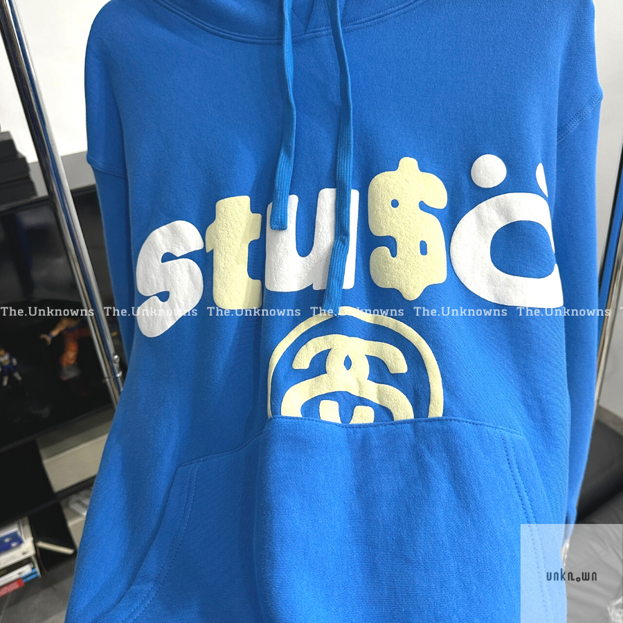 👑👑-Áo hoodie S.tussy x C.PFM 8 Ball Pigment Dyed BLue,Áo Hoodie S.tussy cao cấp full túi tag