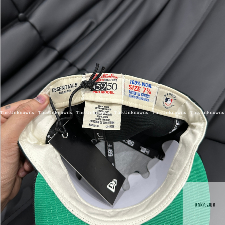 👑👑-Mũ/ Nón FOG Essentials New Era 59Fifty Fitted Hat  Black cao cấp