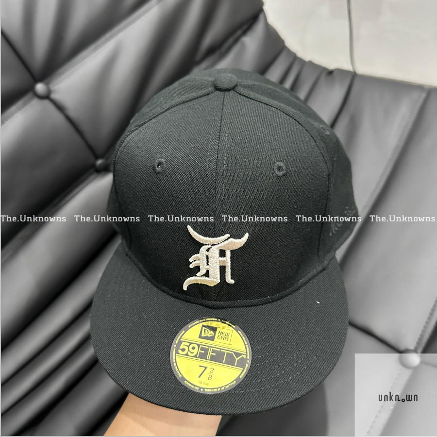 👑👑-Mũ/ Nón FOG Essentials New Era 59Fifty Fitted Hat  Black cao cấp