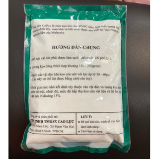1 kg Keo sữa dán giấy dán tường Keo sữa túi to 1 kg (dùng cho giấy dán tường, tranh dán tường)