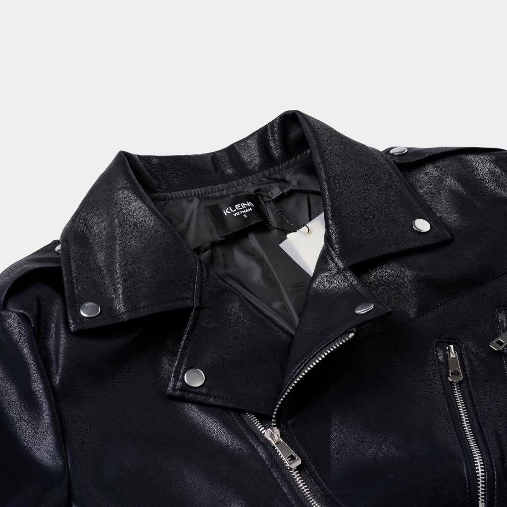 ÁO DA BIKER LEATHER JACKET