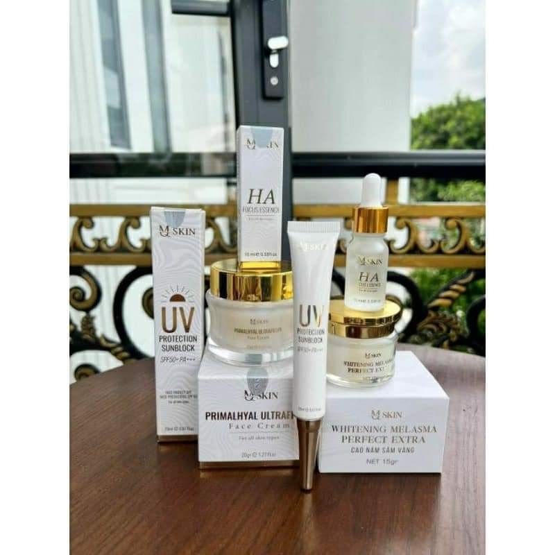 Bộ 4 món Kem Face Sâm Vàng MQ Skin chính hãng sỉ zalo 27x