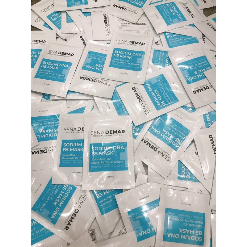 Mặt nạ mask b5 senademar dưỡng trắng da hạn dùng 2027