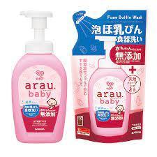 Tặng gói 450ml.Nước rửa bình Arau baby chai 500ml. date 2025