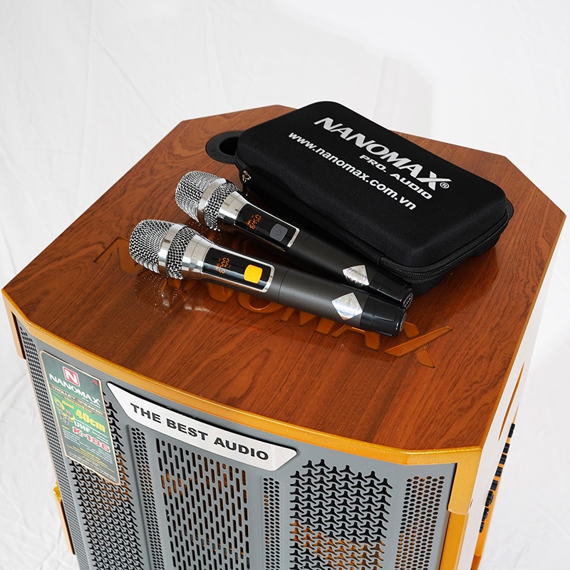 Loa Kéo Công Suất Lớn Nanomax K-186 Bass 40 Loa 4 Tấc 40cm Công Suất 850w Karaoke Bluetooth
