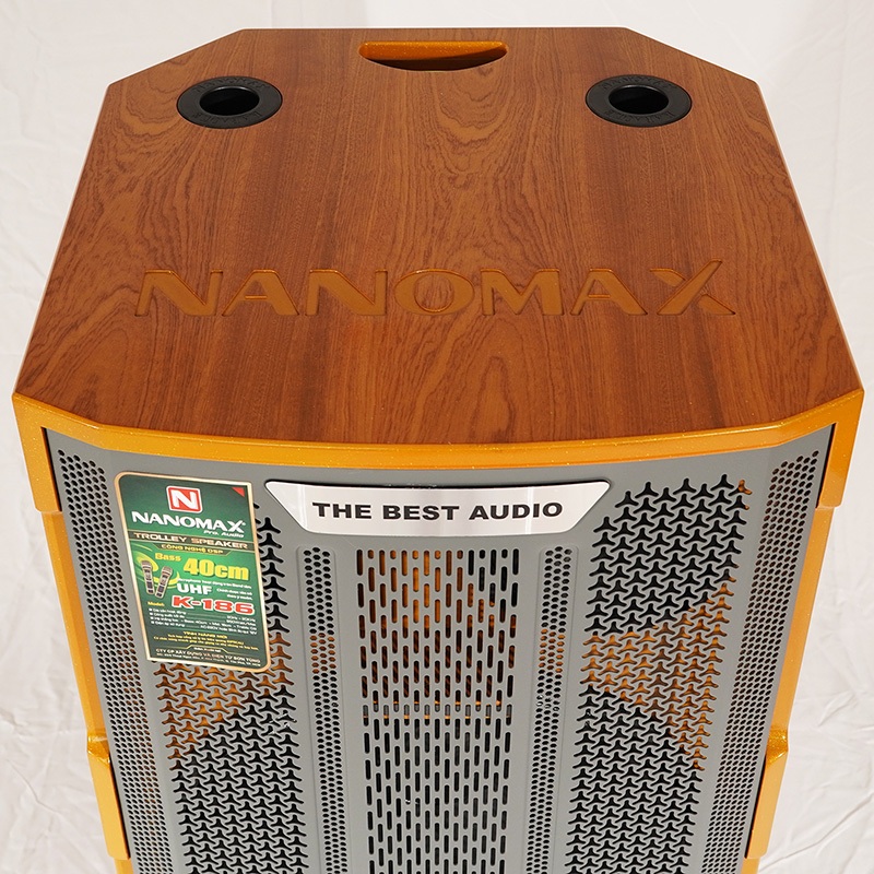 Loa Kéo Công Suất Lớn Nanomax K-186 Bass 40 Loa 4 Tấc 40cm Công Suất 850w Karaoke Bluetooth