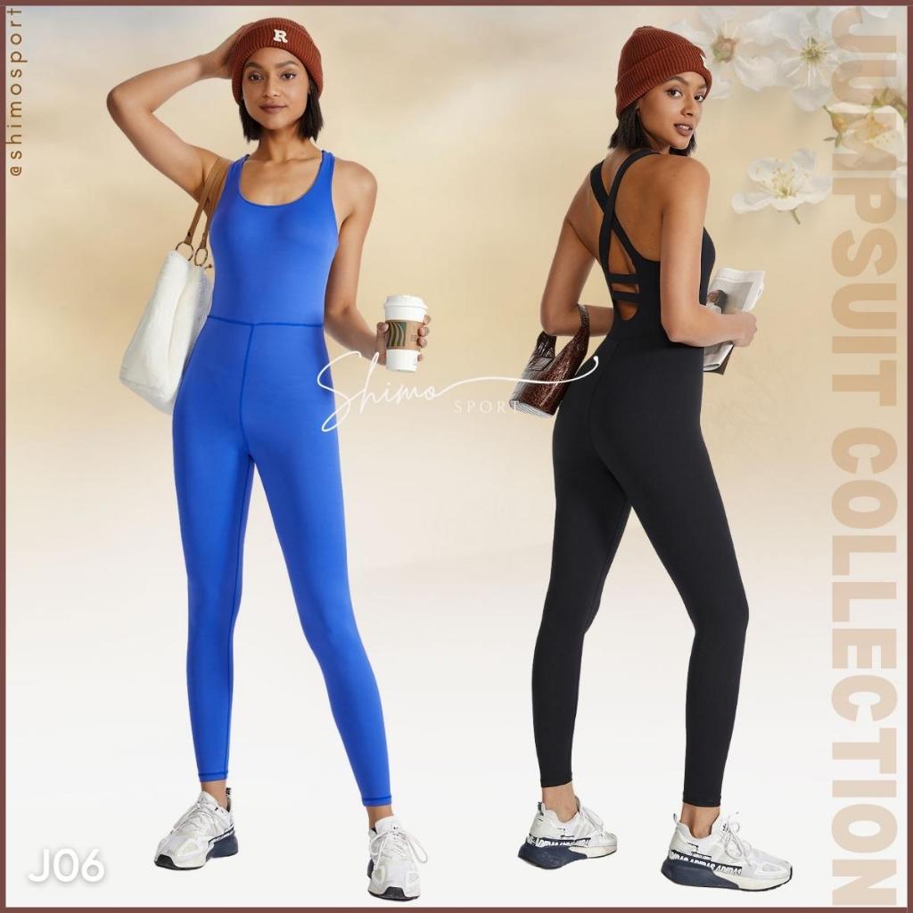 Jumpsuit nữ J06 hở lưng hàng Quảng Châu cao cấp vải co giãn 4 chiều, chuyên tập Gym Yoga